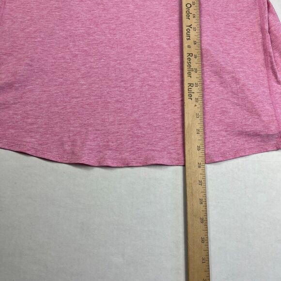 Lululemon Pink Twist Open Back Tank Top Pink Loose Fit Lightweight Yoga 4 FLAW - Picture 6 of 10